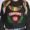 Crayon Box Fun Teacher Student Crayon Squad Halloween 2022 Women Crewneck Sweatshirt, funny design Crayon Box Fun Teacher Student Crayon Squad Halloween 2022 Women Crewneck Sweatshirt, funny design