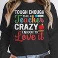 Crazy Teacher Men Women School Teachers Women Crewneck Sweatshirt, funny design