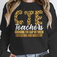 CTE Teacher Middle School High School Teach Career Men Women Women Crewneck Sweatshirt, funny design