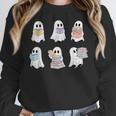 Cute Boo Ghost Reading Books Halloween Librarian Teacher Kid Women Crewneck Sweatshirt, funny design Cute Boo Ghost Reading Books Halloween Librarian Teacher Kid Women Crewneck Sweatshirt, funny design