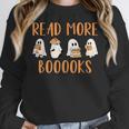 Cute Booooks Ghost Read More Books Teacher Halloween Women Crewneck Sweatshirt, funny design Cute Booooks Ghost Read More Books Teacher Halloween Women Crewneck Sweatshirt, funny design