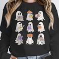 Cute Ghost Reading Books Teacher Halloween Reading Men Women Kids Women Crewneck Sweatshirt, funny design Cute Ghost Reading Books Teacher Halloween Reading Men Women Kids Women Crewneck Sweatshirt, funny design