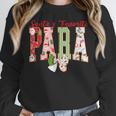 Cute Santas Favorite Para Christmas Paraprofessional Teacher Women Crewneck Sweatshirt, funny design