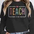 Cute Teacher Life Teach Them To Be Kind School Mom Teachers Women Crewneck Sweatshirt, funny design Cute Teacher Life Teach Them To Be Kind School Mom Teachers Women Crewneck Sweatshirt, funny design