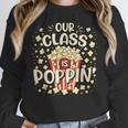 Cute Teacher Popcorn Day Women Crewneck Sweatshirt, funny design Cute Teacher Popcorn Day Women Crewneck Sweatshirt, funny design