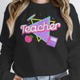 Cute Teacher Shirt 80's 90's Style Retro Old School Teacher For Men Women Women Crewneck Sweatshirt, funny design Cute Teacher Shirt 80's 90's Style Retro Old School Teacher For Men Women Women Crewneck Sweatshirt, funny design