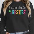 Cute Teacher Shirt Teacher Besties Women Crewneck Sweatshirt, funny design
