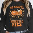 Cute Thanksgiving Teacher Thankful For My Sweetie Pies Mom Women Crewneck Sweatshirt, funny design Cute Thanksgiving Teacher Thankful For My Sweetie Pies Mom Women Crewneck Sweatshirt, funny design