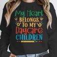 Daycare Children Childcare Provider Teacher PreK Nursery Women Crewneck Sweatshirt, funny design Daycare Children Childcare Provider Teacher PreK Nursery Women Crewneck Sweatshirt, funny design