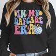 In My Daycare Era Groovy Teacher Daycare First Day Of School Women Crewneck Sweatshirt, Groovy Teacher Gifts, funny design In My Daycare Era Groovy Teacher Daycare First Day Of School Women Crewneck Sweatshirt, Groovy Teacher Gifts, funny design