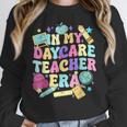 In My Daycare Teacher Era Daycare Provider Kids Women Crewneck Sweatshirt, funny design