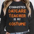 Daycare Teacher Halloween Costume Tired Day Care Shirt Women Crewneck Sweatshirt, funny design Daycare Teacher Halloween Costume Tired Day Care Shirt Women Crewneck Sweatshirt, funny design