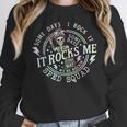 Some Days I Rock It Some Days It Rocks Me Teacher Sped Squad Women Crewneck Sweatshirt, funny design
