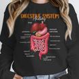 Digestive System Anatomy Anatomical Biology Teacher Women Crewneck Sweatshirt, funny design
