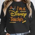Disney Back To School I'm A Disney Teacher Crafty Logo Women Crewneck Sweatshirt, funny design Disney Back To School I'm A Disney Teacher Crafty Logo Women Crewneck Sweatshirt, funny design