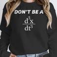 Don't Be A Jerk Math Scholar Teacher Nerd Women Crewneck Sweatshirt, funny design