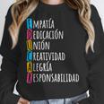 Educar Bilingual Spanish Teacher Women Crewneck Sweatshirt, funny design Educar Bilingual Spanish Teacher Women Crewneck Sweatshirt, funny design