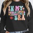 In My Educational Diagnostician Era Learning Support Teacher Women Crewneck Sweatshirt, funny design