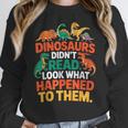 English Teacher Dinosaurs Didn’t Read What Happened To Them Women Crewneck Sweatshirt, English Teacher Gifts, funny design English Teacher Dinosaurs Didn’t Read What Happened To Them Women Crewneck Sweatshirt, English Teacher Gifts, funny design