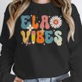 English Teacher Ela Vibes Teacher Kids First Day Of School Women Crewneck Sweatshirt, English Teacher Gifts, funny design English Teacher Ela Vibes Teacher Kids First Day Of School Women Crewneck Sweatshirt, English Teacher Gifts, funny design
