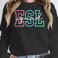 ESL Squad Teacher English As A Second Language Women Crewneck Sweatshirt, Esl Teacher Gifts, English Teacher Gifts, funny design ESL Squad Teacher English As A Second Language Women Crewneck Sweatshirt, Esl Teacher Gifts, English Teacher Gifts, funny design