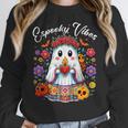 Espooky Vibes Maestra Halloween Spanish Mexican Teacher Women Crewneck Sweatshirt, funny design Espooky Vibes Maestra Halloween Spanish Mexican Teacher Women Crewneck Sweatshirt, funny design