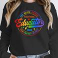 Exceptional Educator Squad Special Education Teacher Autism Women Crewneck Sweatshirt, funny design