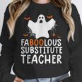 Faboolous Substitute Teacher Halloween Costume Women Crewneck Sweatshirt, funny design