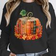 Fall Book Autumn Reading Teacher Halloween Pumpkin Season Women Crewneck Sweatshirt, funny design