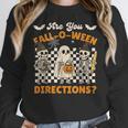 Are You Fall o Ween Directions Halloween Skeleton Teacher Women Crewneck Sweatshirt, funny design Are You Fall o Ween Directions Halloween Skeleton Teacher Women Crewneck Sweatshirt, funny design