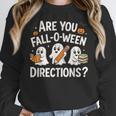 Are You Fall O Ween Directions Halloween Teacher Ghosts Women Crewneck Sweatshirt, funny design Are You Fall O Ween Directions Halloween Teacher Ghosts Women Crewneck Sweatshirt, funny design
