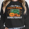 Are You Fall O Ween Directions Halloween Teacher Retro Women Crewneck Sweatshirt, funny design Are You Fall O Ween Directions Halloween Teacher Retro Women Crewneck Sweatshirt, funny design
