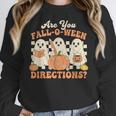 Are You Fall O Ween Directions Halloween Teacher Women Crewneck Sweatshirt, funny design Are You Fall O Ween Directions Halloween Teacher Women Crewneck Sweatshirt, funny design