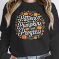 Fall Special Education Teacher Pumpkin Autumn Halloween Women Crewneck Sweatshirt, funny design