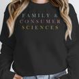 FCS Teacher Family And Consumer Sciences Minimalist Teacher Women Crewneck Sweatshirt, funny design FCS Teacher Family And Consumer Sciences Minimalist Teacher Women Crewneck Sweatshirt, funny design