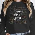 First Day Of School 8th Grade Square Root Of 64 Math Teacher Women Crewneck Sweatshirt, First Grade Teacher Gifts, funny design First Day Of School 8th Grade Square Root Of 64 Math Teacher Women Crewneck Sweatshirt, First Grade Teacher Gifts, funny design