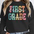 First Grade Dream Team Back To School 1st Grade Teacher Women Crewneck Sweatshirt, First Grade Teacher Gifts, funny design