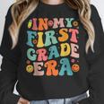 In My First Grade Era 1st Grade Teacher Back To School Women Crewneck Sweatshirt, First Grade Teacher Gifts, funny design