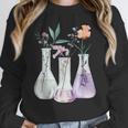 Flowers Test Tube Chemistry Student Science Teacher Women Women Crewneck Sweatshirt, Science Teacher Gifts, funny design Flowers Test Tube Chemistry Student Science Teacher Women Women Crewneck Sweatshirt, Science Teacher Gifts, funny design