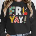 Fri Yay Teacher Happy Friday Friyay Weekend Back To School Women Crewneck Sweatshirt, funny design Fri Yay Teacher Happy Friday Friyay Weekend Back To School Women Crewneck Sweatshirt, funny design