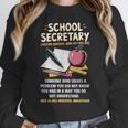Front Office Teacher Admin Meaning School Secretary Women Crewneck Sweatshirt, funny design Front Office Teacher Admin Meaning School Secretary Women Crewneck Sweatshirt, funny design