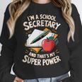 Front Office Teacher Admin Mother I'm A School Secretary Women Crewneck Sweatshirt, funny design Front Office Teacher Admin Mother I'm A School Secretary Women Crewneck Sweatshirt, funny design