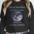 Full Moon Teacher Humor For Men Women Girls Kids Women Crewneck Sweatshirt, funny design