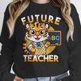 Future Teacher Graphic For Boys Inspiring Young Minds Women Crewneck Sweatshirt, Future Teacher Gifts, funny design