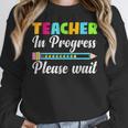 Future Teacher Cool Teacher In Progress Please Wait Women Crewneck Sweatshirt, Future Teacher Gifts, funny design Future Teacher Cool Teacher In Progress Please Wait Women Crewneck Sweatshirt, Future Teacher Gifts, funny design