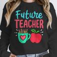 Future Teacher Education Student Women Crewneck Sweatshirt, Future Teacher Gifts, funny design