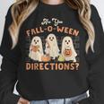 Ghost Are You Fall-O-Ween Directions Teacher Halloween Women Crewneck Sweatshirt, funny design Ghost Are You Fall-O-Ween Directions Teacher Halloween Women Crewneck Sweatshirt, funny design