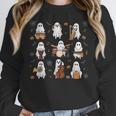 Ghost Music Teacher Halloween Musician Costume Women Crewneck Sweatshirt, funny design Ghost Music Teacher Halloween Musician Costume Women Crewneck Sweatshirt, funny design