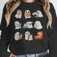 Ghost Reading Teacher Halloween Librarian Book Lover School Women Crewneck Sweatshirt, funny design Ghost Reading Teacher Halloween Librarian Book Lover School Women Crewneck Sweatshirt, funny design