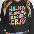 In My Glowing Teacher Era Teaching Back To School Women Crewneck Sweatshirt, funny design In My Glowing Teacher Era Teaching Back To School Women Crewneck Sweatshirt, funny design